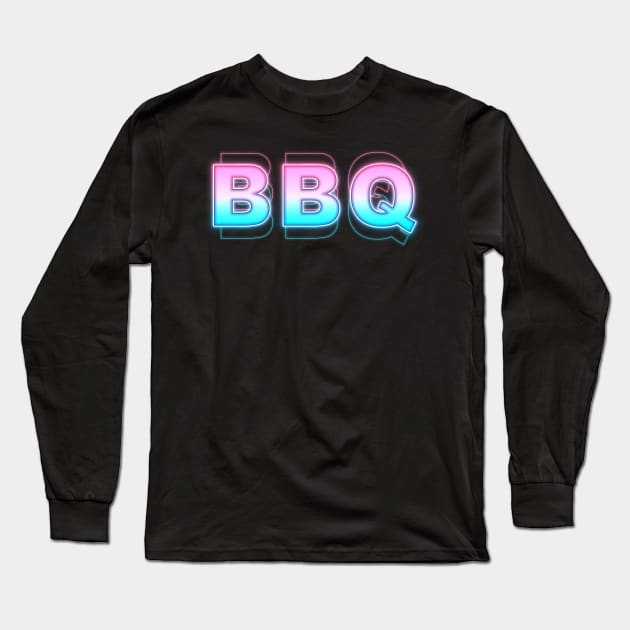 BBQ Long Sleeve T-Shirt by Sanzida Design